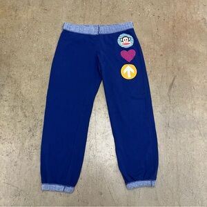 Paul Frank Blue Joggers with Colorful Graphics